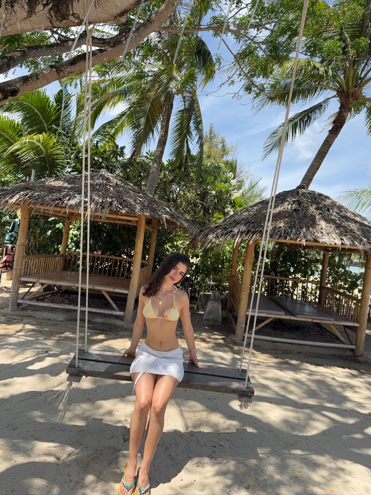 Tropical travel moment