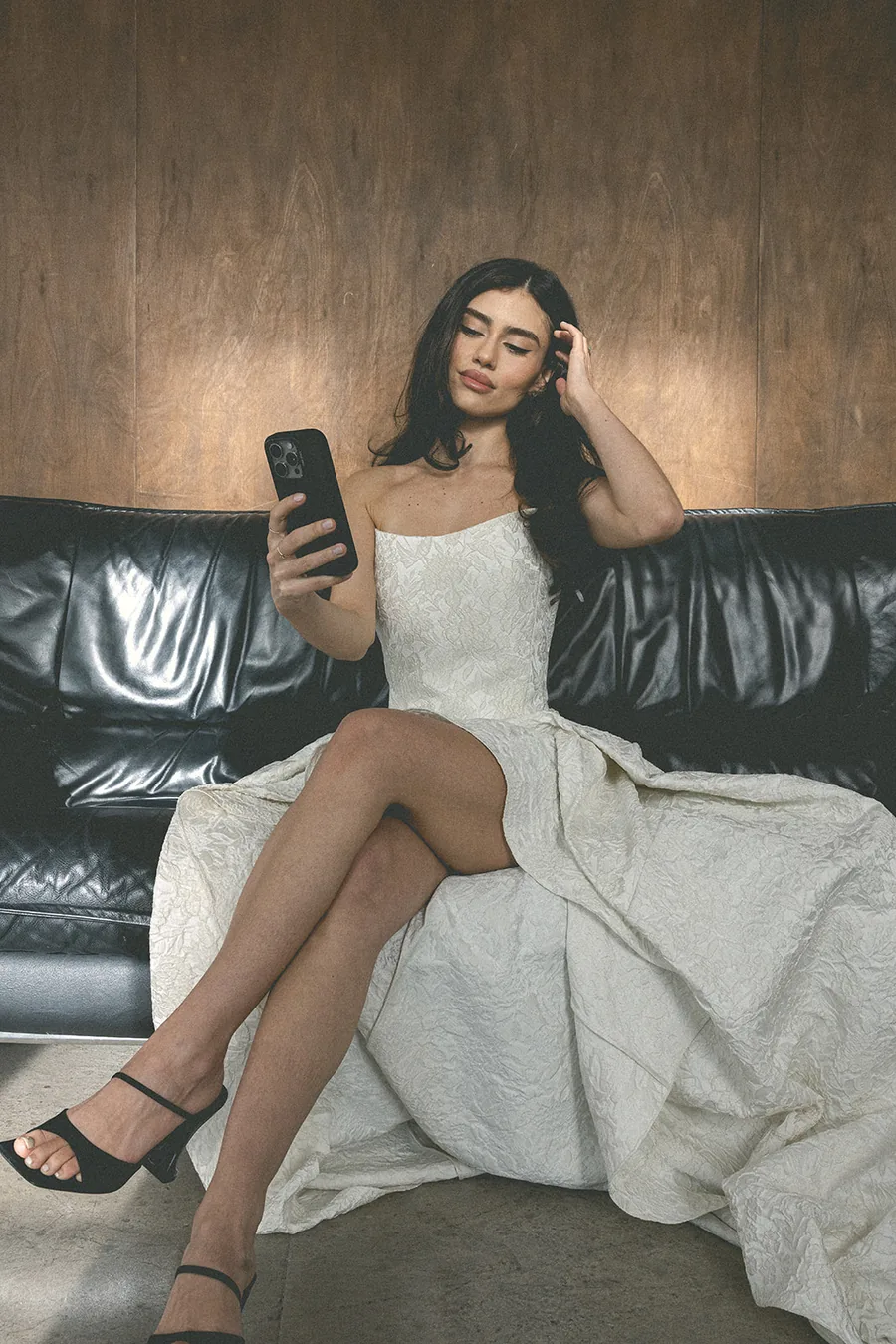 Nathaly Sabino creating polished lifestyle content